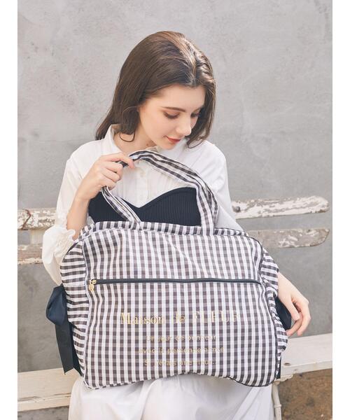 Maison de FLEUR（メゾンドフルール）の「ギンガムチェックキャリー