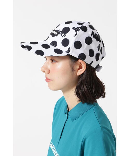 Jack Bunny!!（ジャックバニー）の「【Jack Bunny!!】ドット柄キャップ