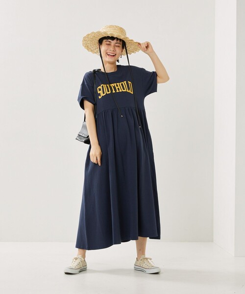 FREAK'S STORE（フリークスストア）の「ウエスト切替ロゴ半袖