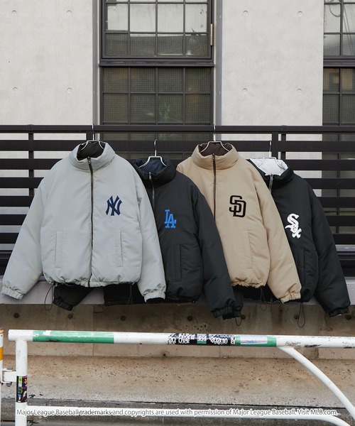 MLB/メジャーリーグベースボール 別注 ワッペン刺繍 2WAYリバーシブル