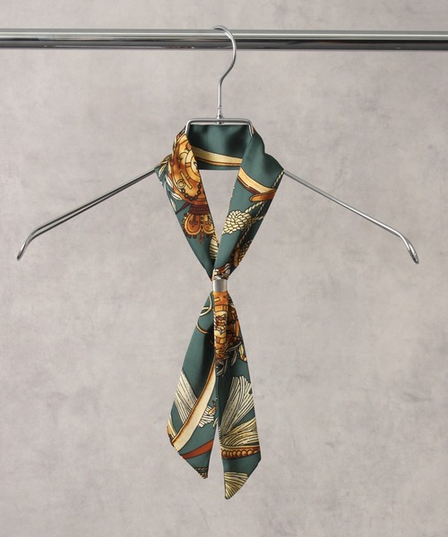 welise/ウェライズ】シルクタッチ 総柄スカーフ（バンダナ/スカーフ