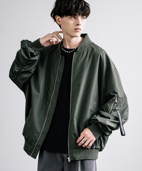 Rocky Monroe（ロッキーモンロー）の「ポリDEWSPO オーバーサイズMA-1