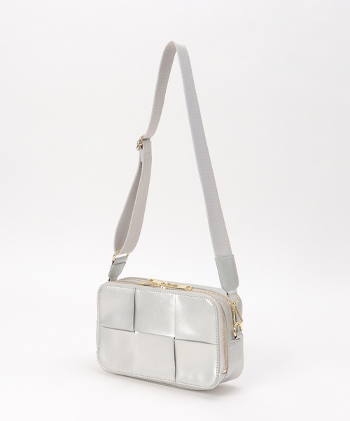 編み込みスクエアショルダーバッグ（ショルダーバッグ）｜ikka（イッカ