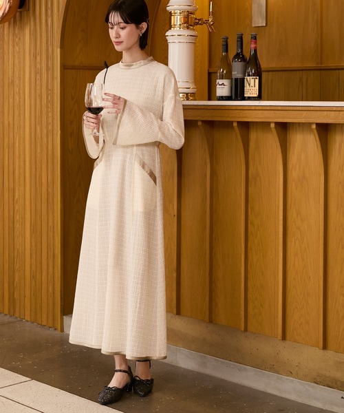 forksy.】【オケージョン対応】パイピングデザイン シアー チェック