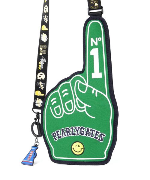 セール】【PEARLY GATES】フォームフィンガー型ショルダーポーチ
