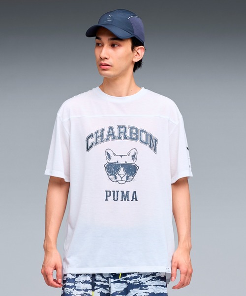 PUMA プーマ ユニセックス PUMA x charbon ランニング 半袖 Tシャツ U