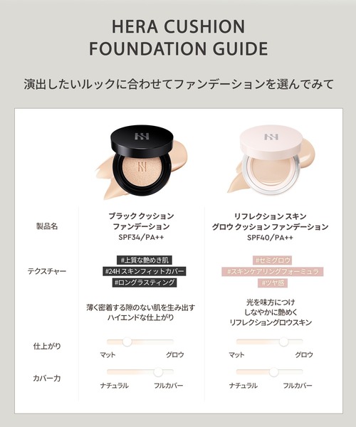 リフレクション スキン グロウ クッション ファンデーション