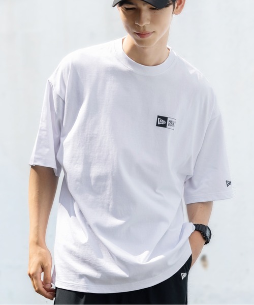 ニューエラ オーバーサイズ 半袖Tシャツ ONSPOTZ別注 ボックスロゴ（T