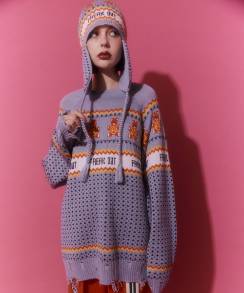 セール】ANARCHY BEAR NORDIC ニット（ニット/セーター）｜Candy