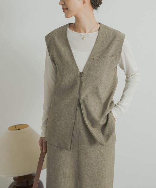 セール】『UR TECH DRYLUXE』フロントZIPベスト（ベスト）｜URBAN