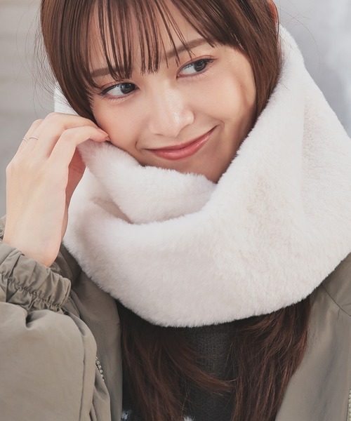 フェイクファースヌード（ネックウォーマー/スヌード）｜Honeys