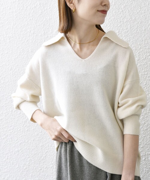 SHIPS any（シップス エニィ）の「SHIPS any: AQUA カシミヤ ミックス