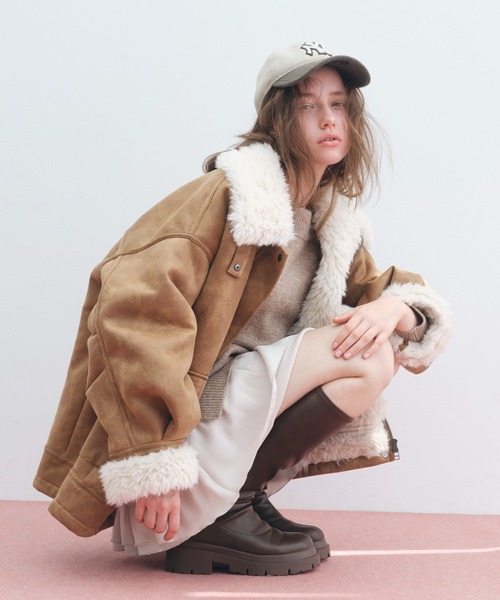 セール】【今季No.1！大注目の愛されアウター】ファーカラーBIG