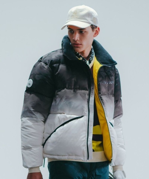 MARK & LONA スカル迷彩柄ダウンジャケット サイズM MARK & LONA