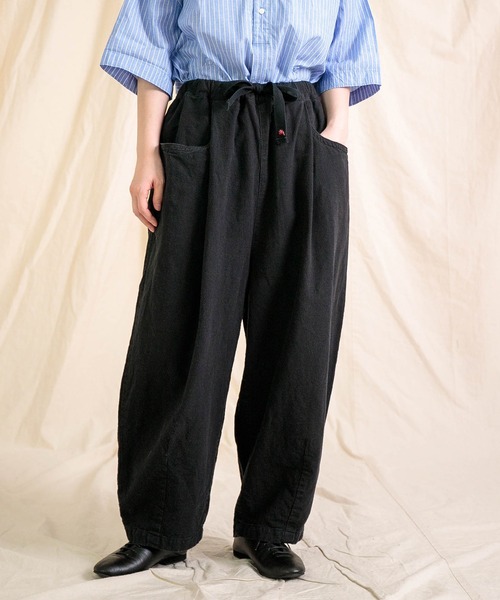 Brocante / ブロカント] 綿麻アムンゼンクロス バロンパンツ | Domingo
