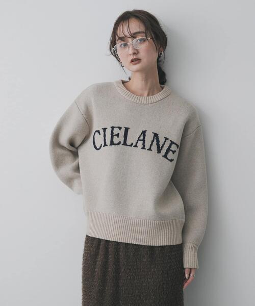 セール】『洗濯可』ジャガードロゴニット（ニット/セーター）｜SENSE