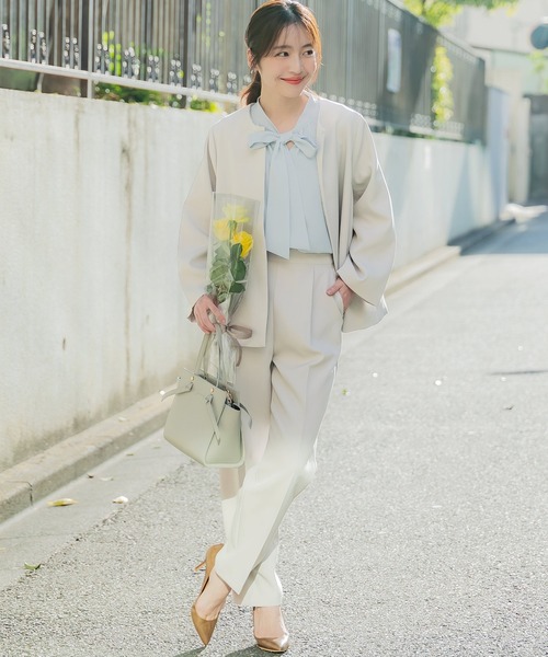 ZOZOランキング急上昇中！＼新色登場／ウォッシャブルセットアップ