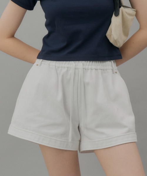 GIUNON（ジウノン）の「denim short pants / デニムショートパンツ