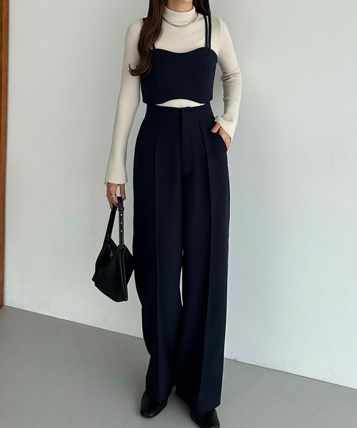 セール】ビスチェセットスラックスパンツ（セットアップ）｜callautia