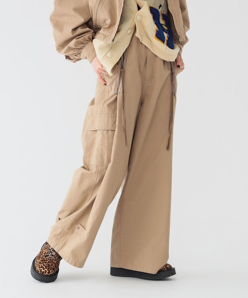 セール】【1/15再値下げ】maturely / コットン シルク ジッパー カーゴ