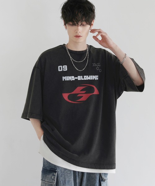 半袖ゲームプリントTシャツ（Tシャツ/カットソー）｜LILL（リル）の