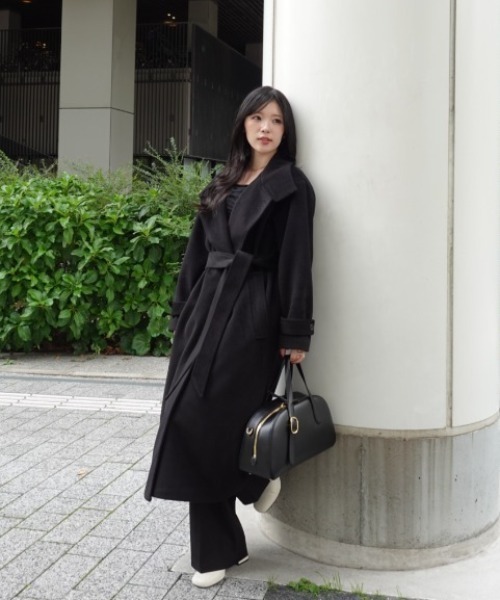 2way collar long coat（2ウェイカラーロングコート）（トレンチコート