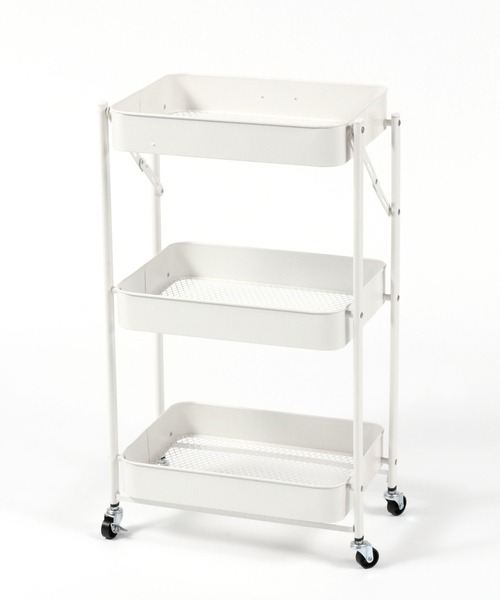 niko and（ニコアンド）の「オリジナル折り畳み3段ワゴン