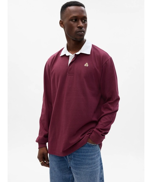 GAP（ギャップ）の「ブラナンベア オーバーサイズ ラグビーTシャツ