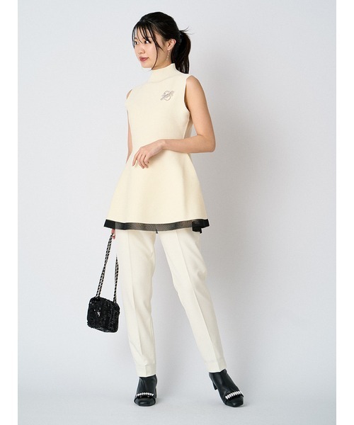 CELFORD（セルフォード）の「ハイネックペプラムニットプルオーバー