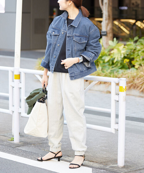 LE DENIM ボクシートラッカーデニムジャケット（デニムジャケット