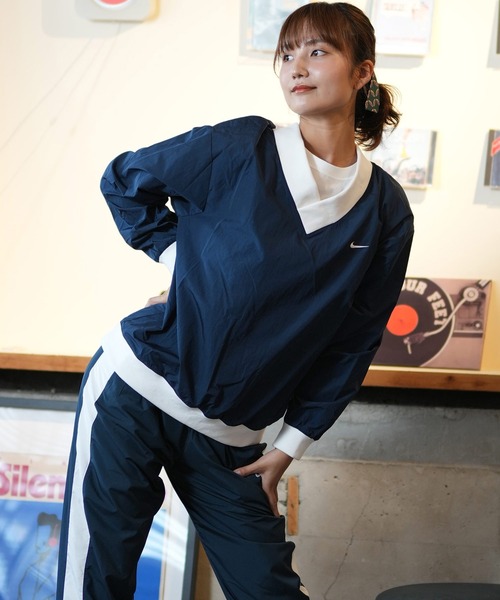 激レア 00s NIKE TEAM Vネック プルオーバー 黒 XL 97年製 NIKE V-Neck