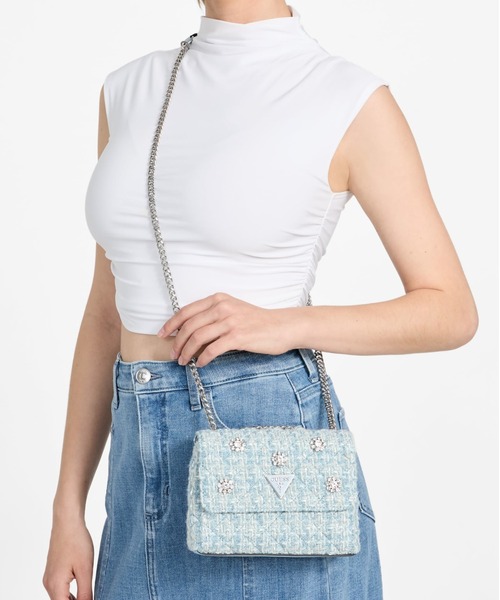 EVERLEE Mini Convertiblee Xbody Flap クロスボディバッグ | GUESS