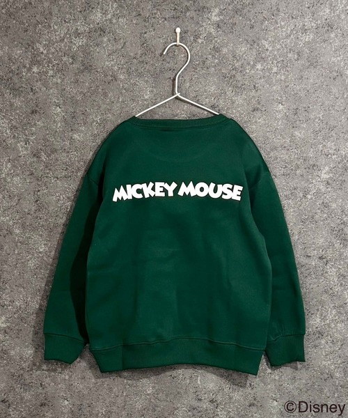セール】キッズ MICKEY MOUSE ミッキー 裏起毛 オーバーサイズ