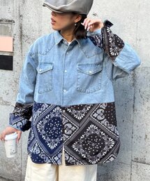 バンダナ」に該当するレディースのシャツ/ブラウスファッション通販