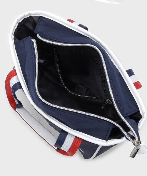 セール】【新レーベル ADABAT NAVY】トリコロール カートバッグ