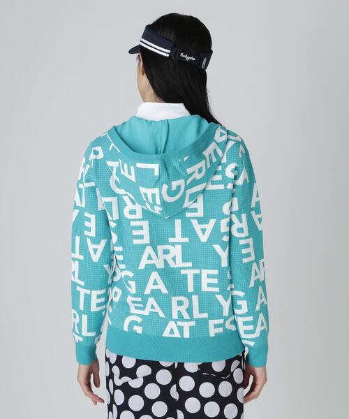 セール】【PEARLY GATES】12Gダブルジャガードロゴ総柄フルジップ