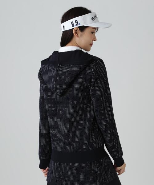 セール】【PEARLY GATES】12Gダブルジャガードロゴ総柄フルジップ