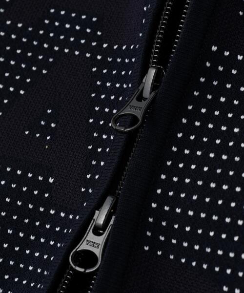 セール】【PEARLY GATES】12Gダブルジャガードロゴ総柄フルジップ