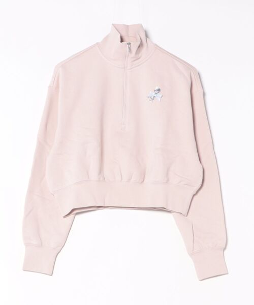 セール】NIKE ナイキ W KTMH FLC QZ CROP スウェット ハーフジップ