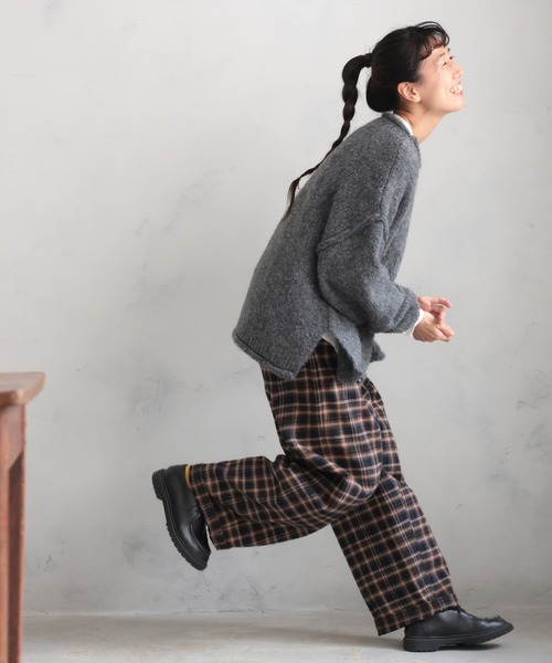 もみの木のチェックパンツ（その他パンツ）｜soulberry（ソウルベリー