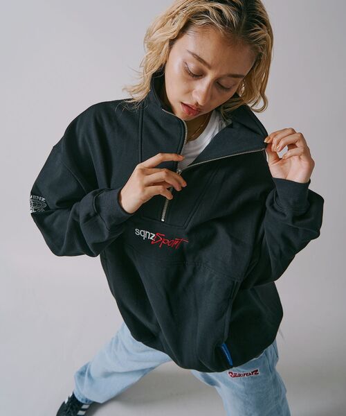 SEQUENZ（シークエンズ）の「【SEQUENZ】 90's SPORTS HALF ZIP SWEAT