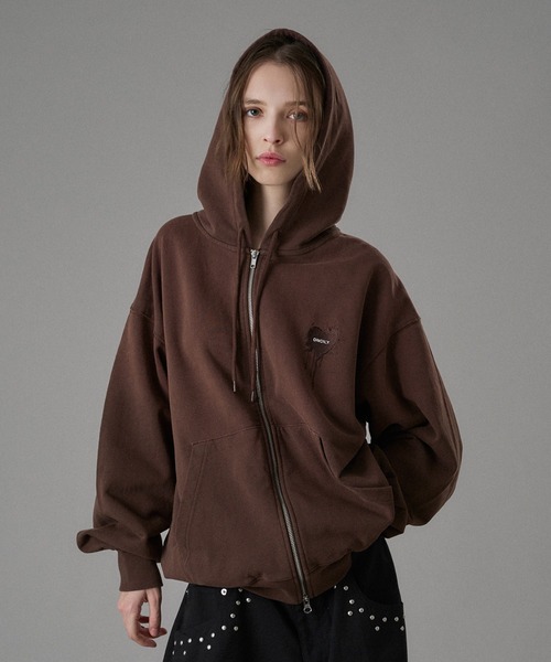 セール】26SS HEART LOGO FULL-ZIP HOODIE / ハートロゴフルジップ