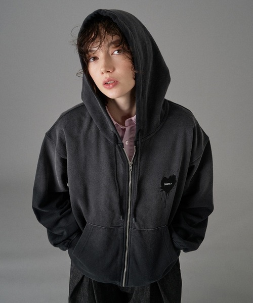 セール】26SS HEART LOGO FULL-ZIP HOODIE / ハートロゴフルジップ