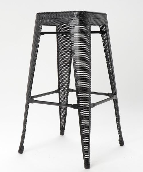 a.depeche（アデペシュ）の「stacking MESH high stool BK