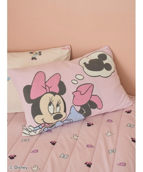 セール】【Sleep】Mickey&Minnie / ジャガードピローケース（寝具