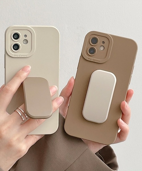 iPhoneケース スマホケース iPhone16ケース ラテカラー スタンド 韓国