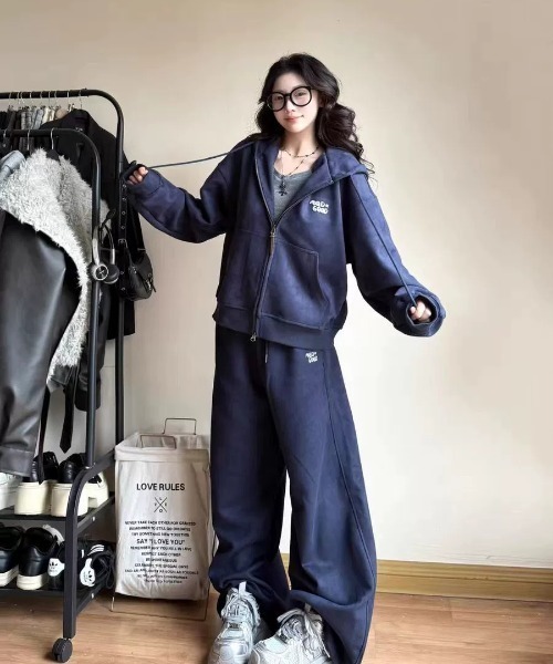 聖和学園ネイビー 長袖スウェットパンツ セット 聖和学園ネイビー 長袖