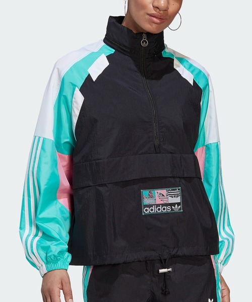 adidas（アディダス）の「ハーフジップ ウインドブレーカー