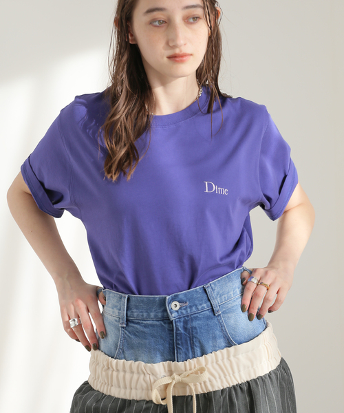 Dime ゲームTシャツ 青黒 Dime ゲームTシャツ 青黒 Dime ゲームTシャツ