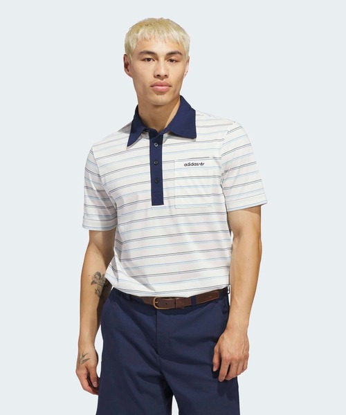 オリジナルス アーカイブ ストライプ ポロ【adidas Golf/アディダス